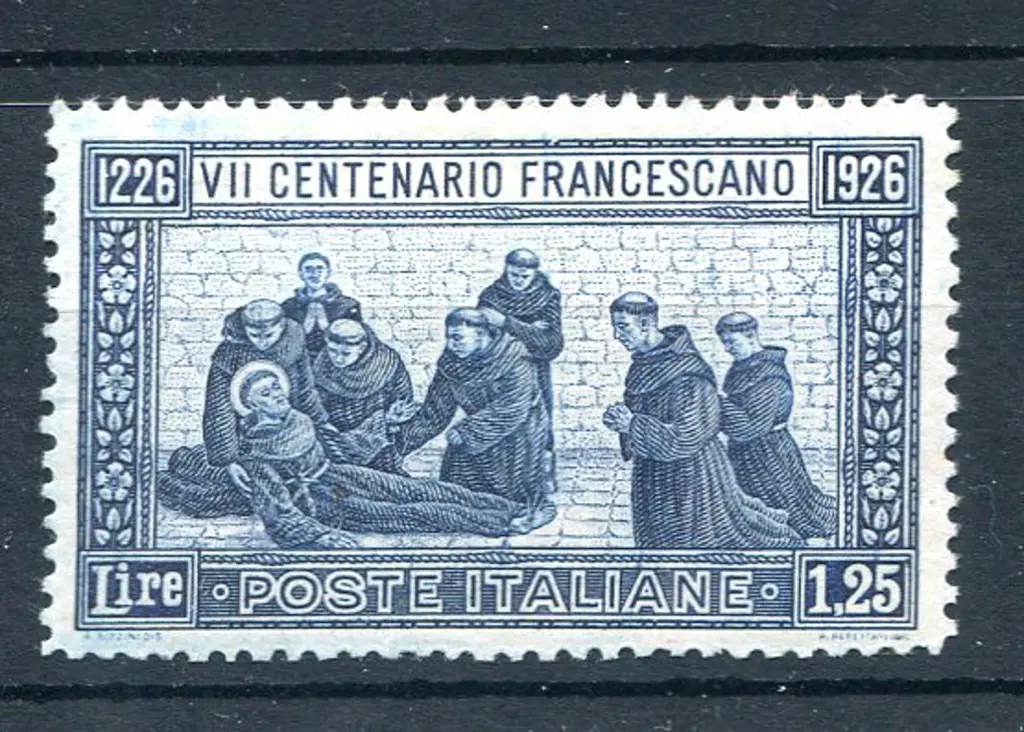 1926 1l25 St Francis with the scarce perf. 13½. ... Image 1++