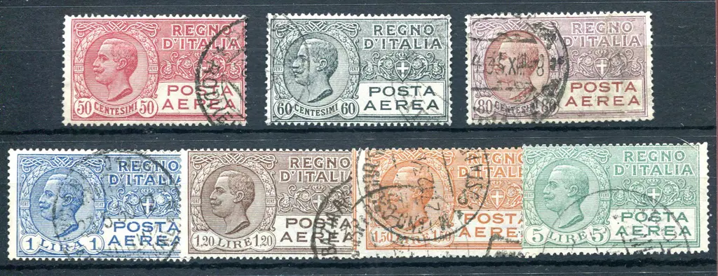 1926/28 Airs set of 7. Fine used with neat cds's. ... Image 1++