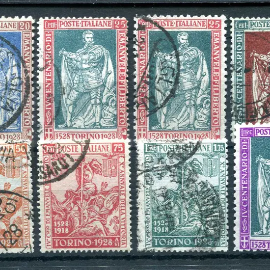 1928 Duke of Savoy to 10l incl perf varieties. ...