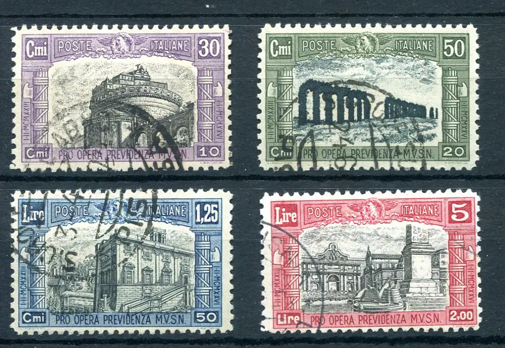 1928 Second National Defence issue. F/U set of 4. ... Image 1++