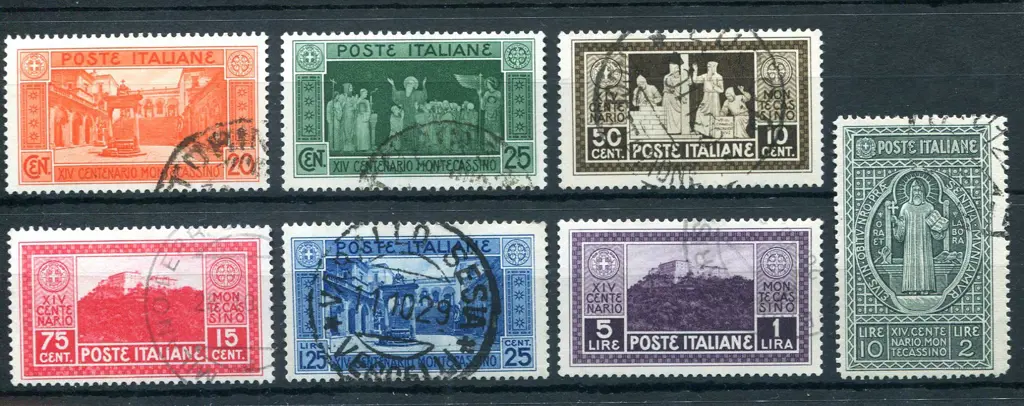 1929 14th Centenary of Montecassino Abbey. F/U ... Image 1++