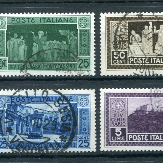1929 14th Centenary of Montecassino Abbey. F/U ...
