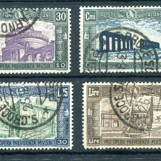 1930 Third National Defence issue. F/U set of 4. ...