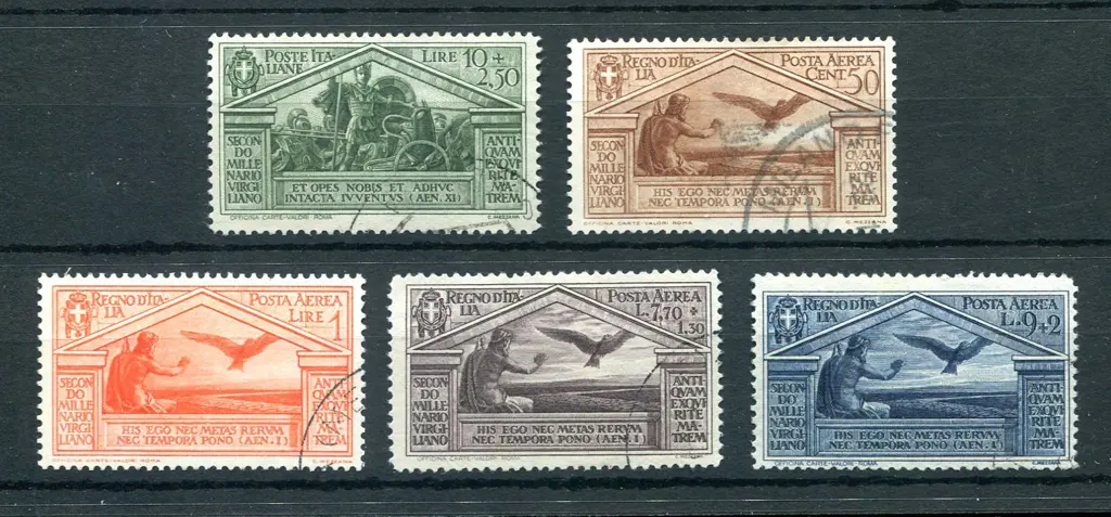 1930 Virgil Bimillenary 10 + 2l50 Postage, plus ... Image 1++