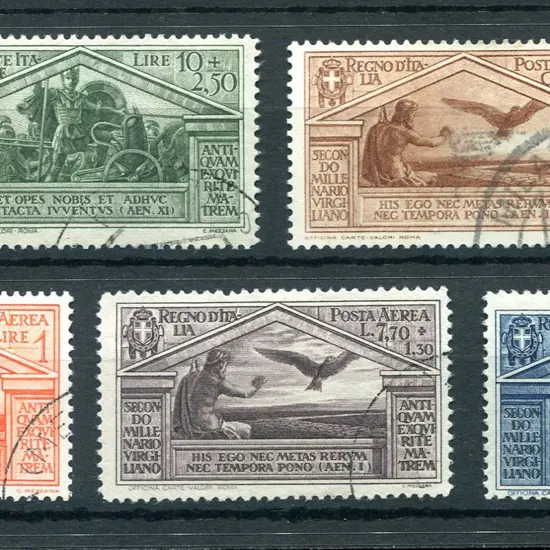 1930 Virgil Bimillenary 10 + 2l50 Postage, plus ...