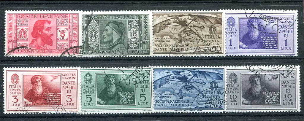 1932 5l & 10l Dante Postage plus Airmails to ... Image 1++