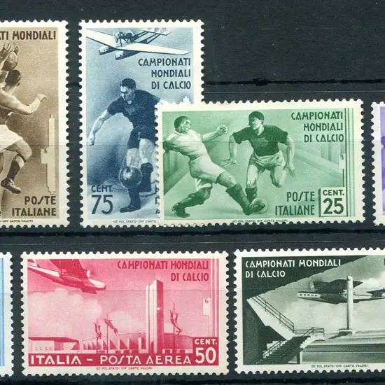 1934 World Cup Postage & Airmail set of 9. MLH ...