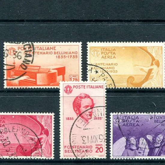 1935 Bellini set of 11 Postage & Airmails. F/U & a ...