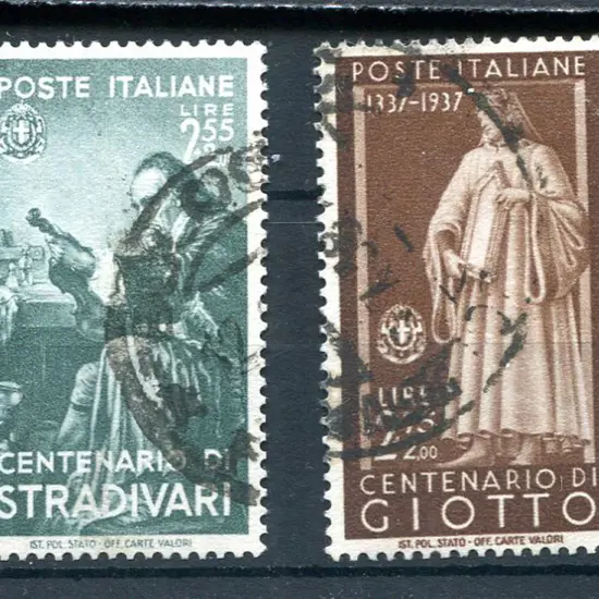 1937 2l55 Stradivari & 2l75 Giotto pair. F/U. SG ...