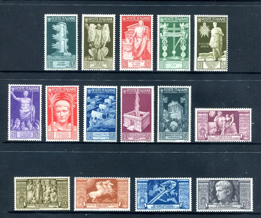 1937 Augustus Bimillenary set of 15. Fine MLH. SG ... Image 1++