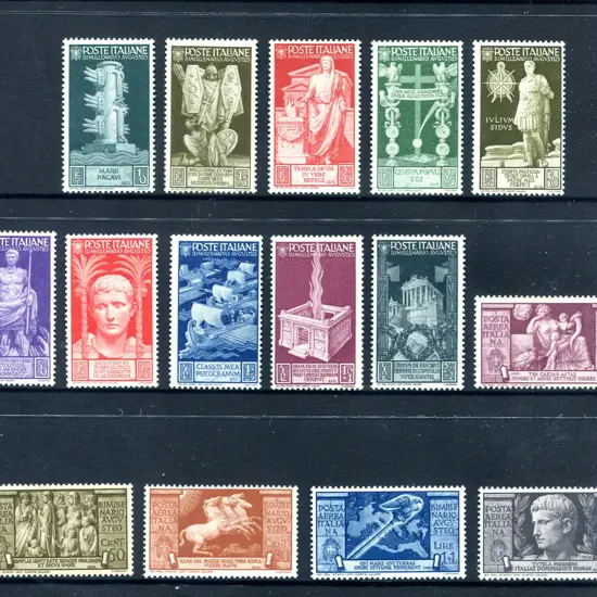 1937 Augustus Bimillenary set of 15. Fine MLH. SG ...