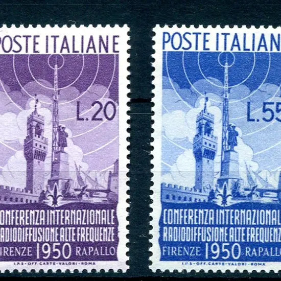 1950 Radio Conference pair. Fresh MUH. SG 749/50, ...