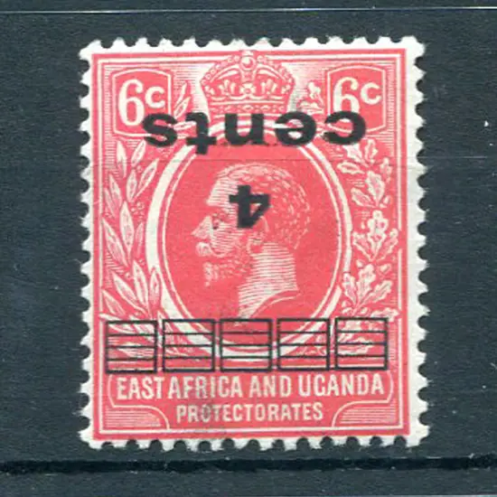 Kenya, Uganda & Tanganyika 1919 4¢ on 6¢ with ...