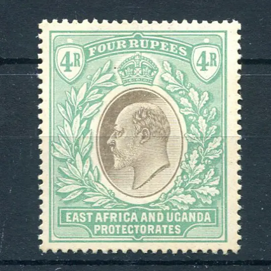1904/07 "East Africa & Uganda" 4 rupees grey & ...