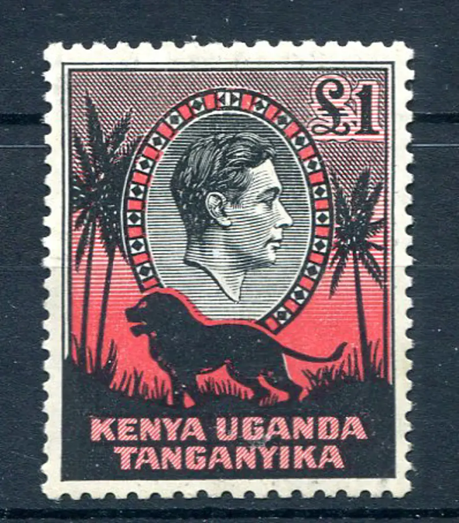 1938/54 £1 KGVI perf. 11¾x13. Fresh MLH. SG 150, ... Image 1++