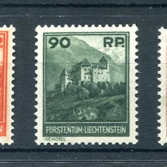 1933 25rp, 90rp & 1f20 scenes. Fine MLH. SG ...