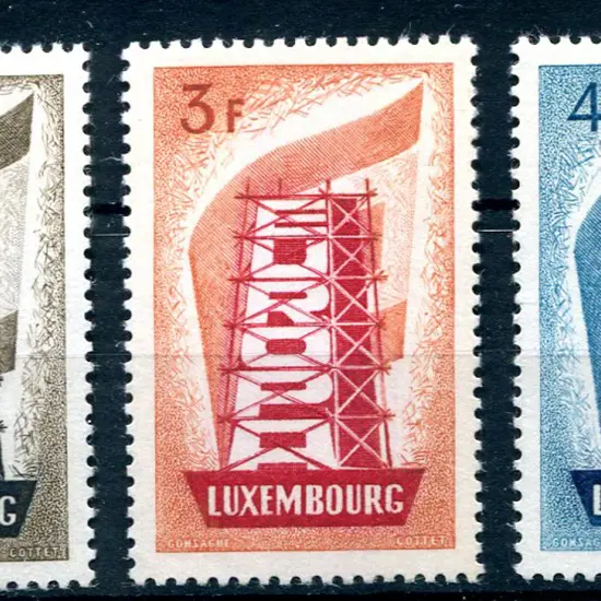 Luxembourg 1956 Europa set of 3. MVLH. SG 609/11, ...
