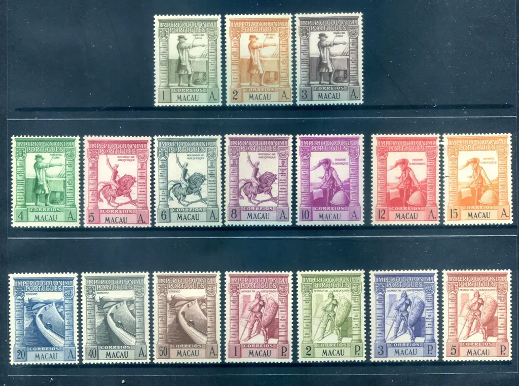 1938 "Postage" set of 17. Fresh MLH. SG 365/81, ... Image 1++