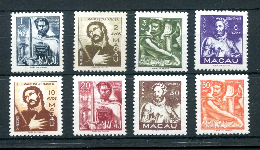 1951 Portraits set of 8. Fresh MUH. SG 439/46, ... Image 1++