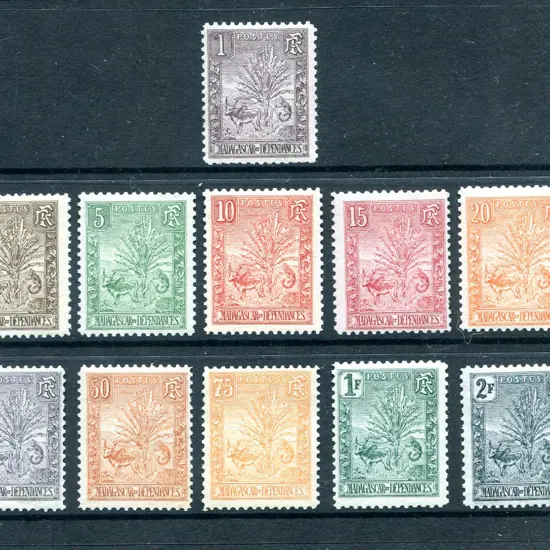 Madagascar  1903 Defins set of 15 to 5f. Fine & ...