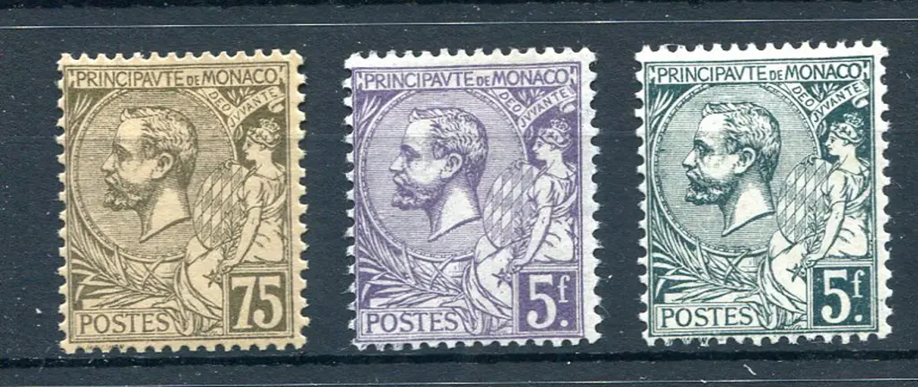 1901/21 75¢ brown on buff, 5f mauve & 5f ... Image 1++