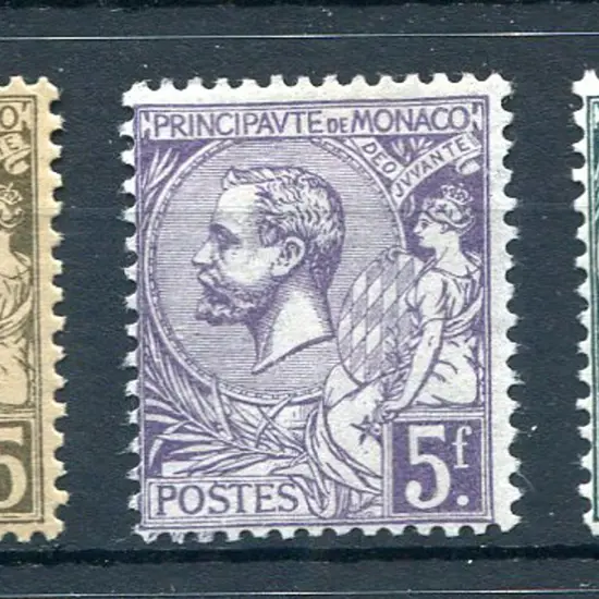 1901/21 75¢ brown on buff, 5f mauve & 5f ...