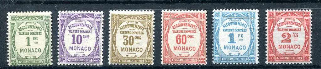 1925 Postage Dues set of 6 to 2f. Fine MLH. SG ... Image 1++