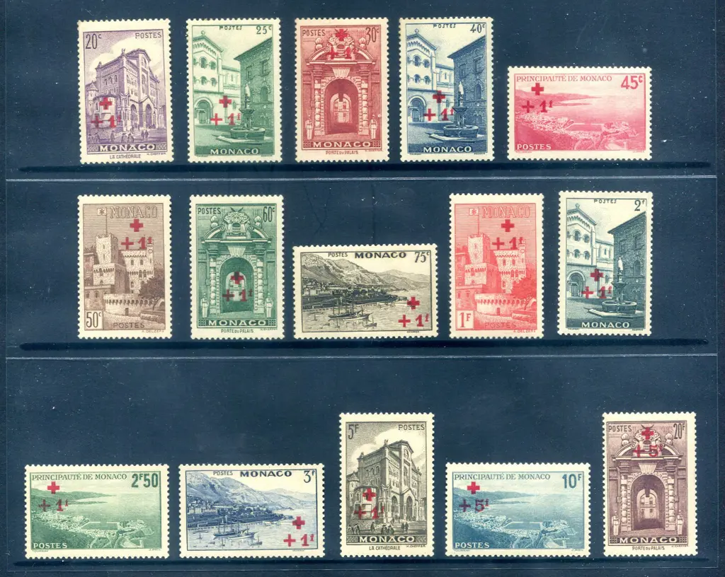 1940 Ambulance Fund set of 15. Fresh MLH. SG ... Image 1++