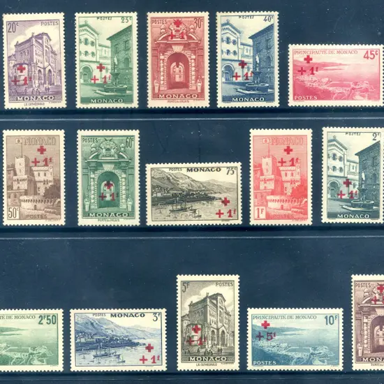 1940 Ambulance Fund set of 15. Fresh MLH. SG ...