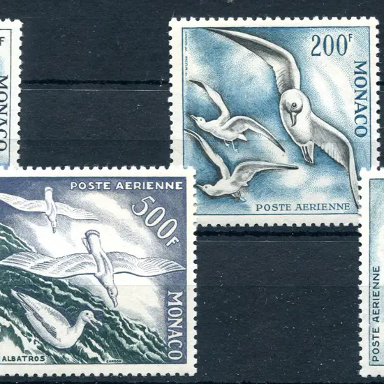 1955 Birds Airs, perf. 11 set of 4. MVLH. SG ...