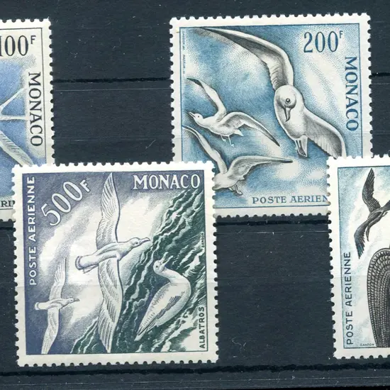 1955/58 Birds, perf. 11 set of 4. Fresh & fine ...
