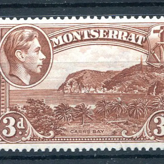 1942 3d Carrs Bay with "Tower on Hill" variety. ...