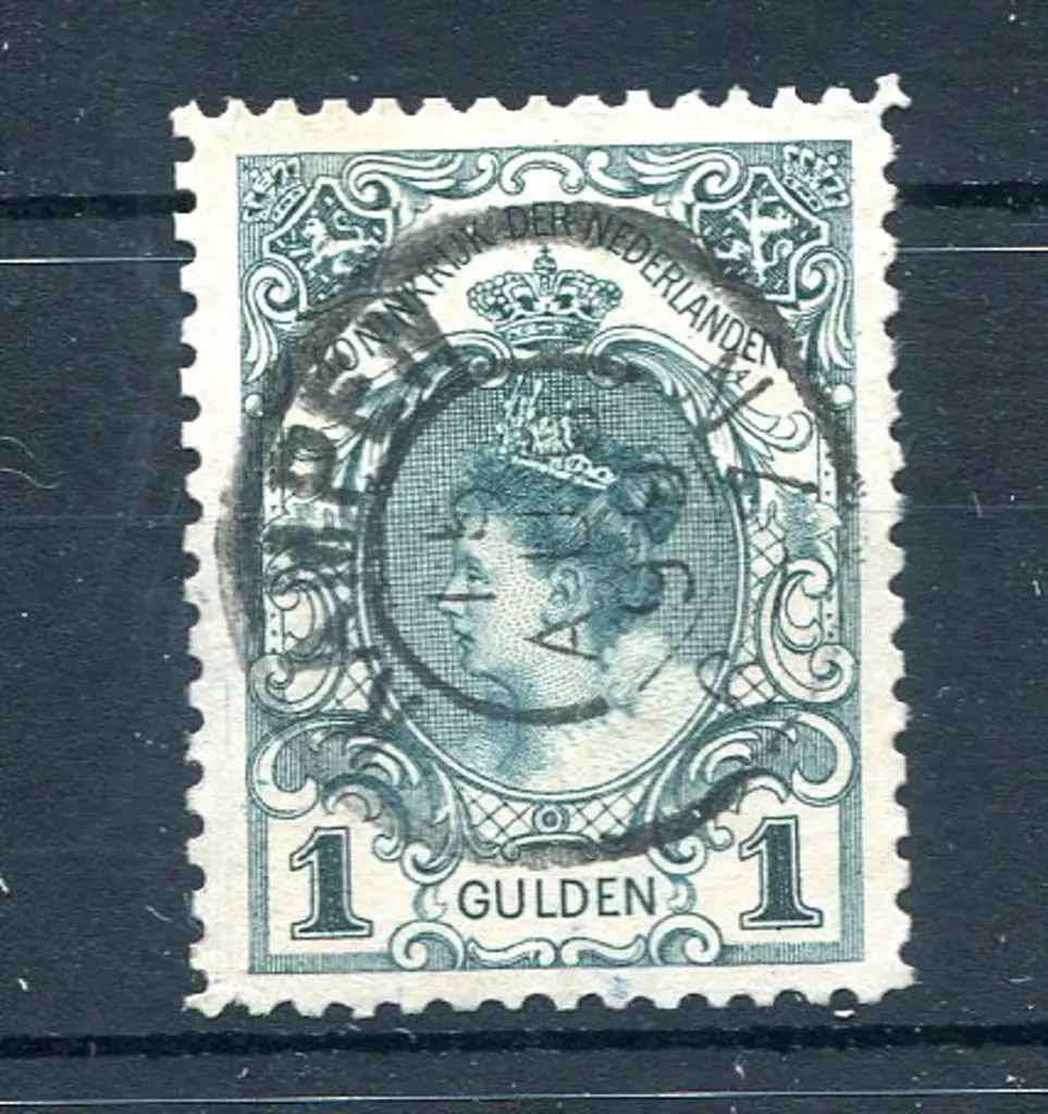1898 1g Queen Wilhelmina type I. Fine used with ... Image 1++