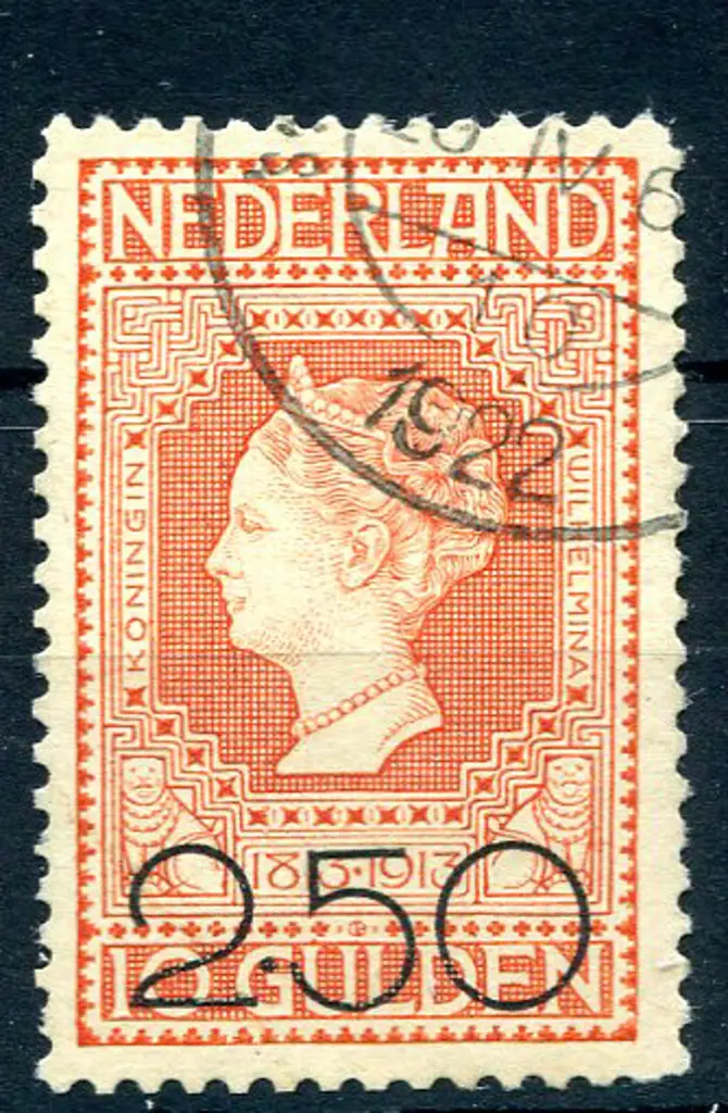 1920 "2.50" surcharge on 10g orange Cent. F/U. SG ... Image 1++
