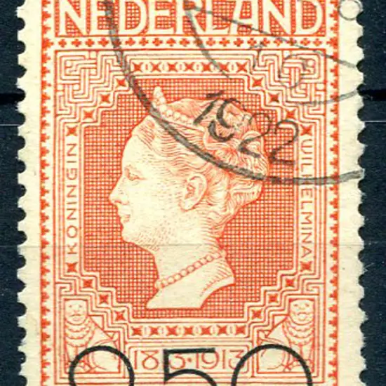 1920 "2.50" surcharge on 10g orange Cent. F/U. SG ...
