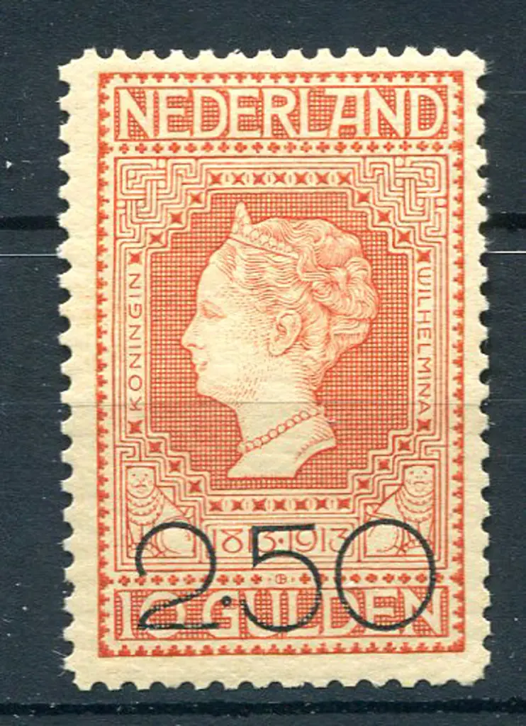 1920 "2.50" surcharge on 10g orange Cent. MLH. SG ... Image 1++