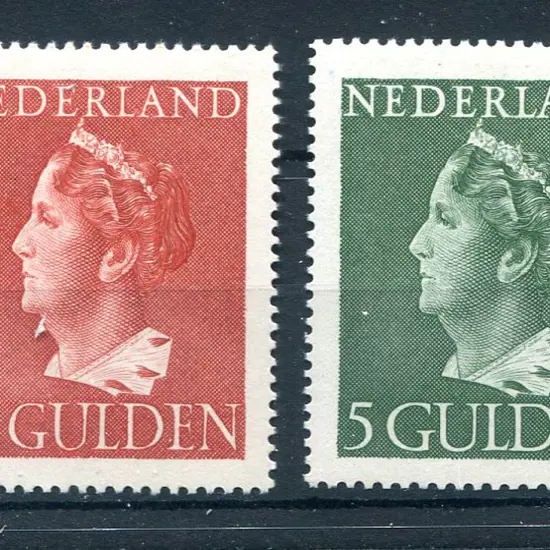 1946 1g to 10g Queen Wilhelmina high vals. All ...