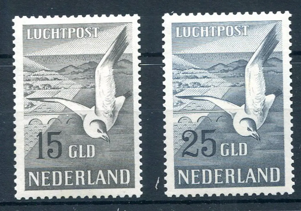 1951 Seagull Airmails with 15g MLH & 25g MUH. SG ... Image 1++