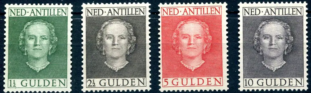 Netherlands Antilles 1950/79 1½g to 10g. Fine MUH. ... Image 1++