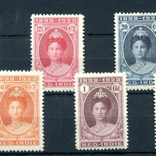 1923 Silver Jubilee set (excl 30¢). Fine MLH, 50¢ ...