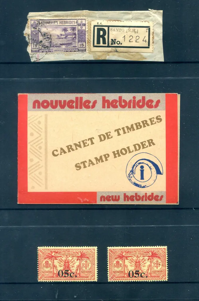 New Hebrides (French) 1921 "05c." surcharges on ... Image 1++
