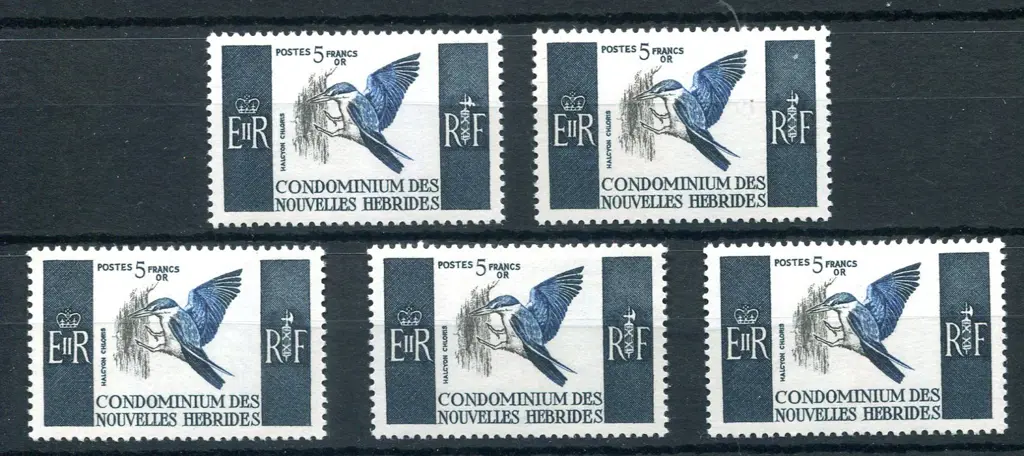 1963 5f kingfisher x 5. All fine MUH & a popular ... Image 1++