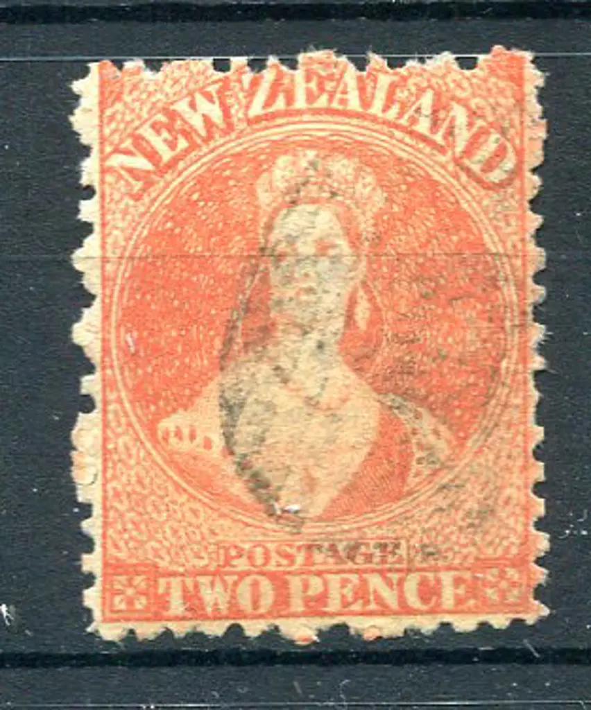 1873 2d vermilion, NZ wmk. Lightly used. SG 141, ... Image 1++