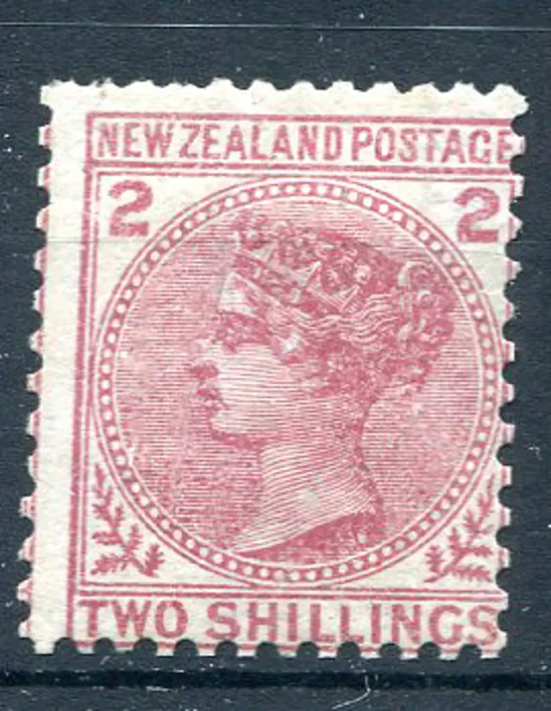 1878 2/- deep rose. MLH, centred bottom right. SG ... Image 1++