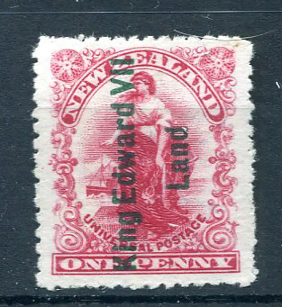 1902 1d "King Edward VII Land" ovpt. MNG. SG A1, ... Image 1++