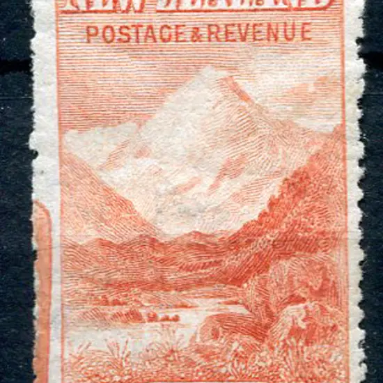 1902/07 5/- dull red, perf. 14 & wmk sideways. ...