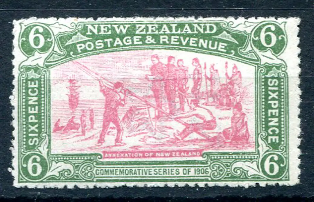1906 6d Christchurch Exhibition. Fresh MUH with ... Image 1++