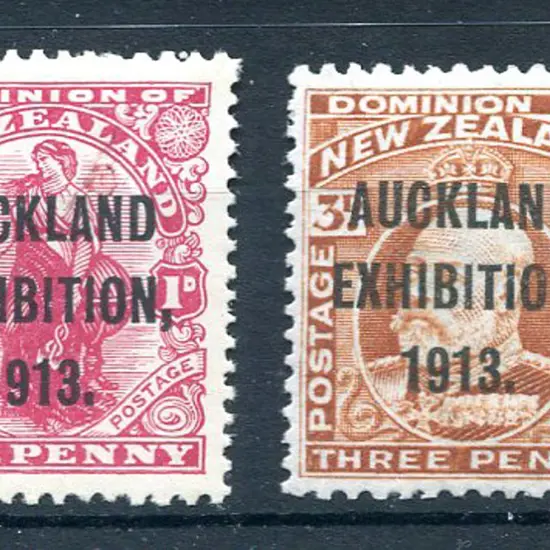 1913 Auckland Exhibition set of 4. MVLH. SG ...