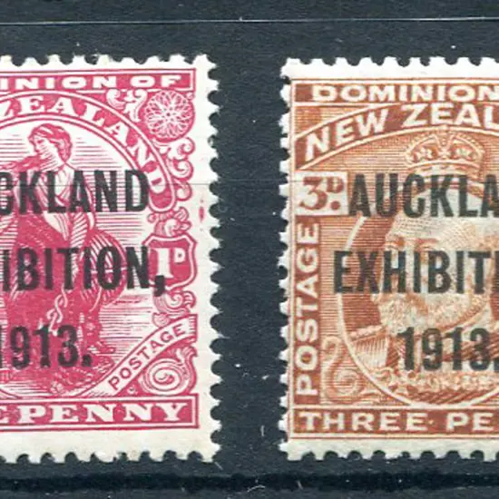 1913 Auckland Exhibition. Fresh MLH set of 4. SG ...