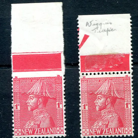 1926/34 1d rose-carmine on Wiggins-Tepe paper MUH ...